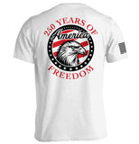 250 Years Of Freedom Eagle Circle Aaria Tees