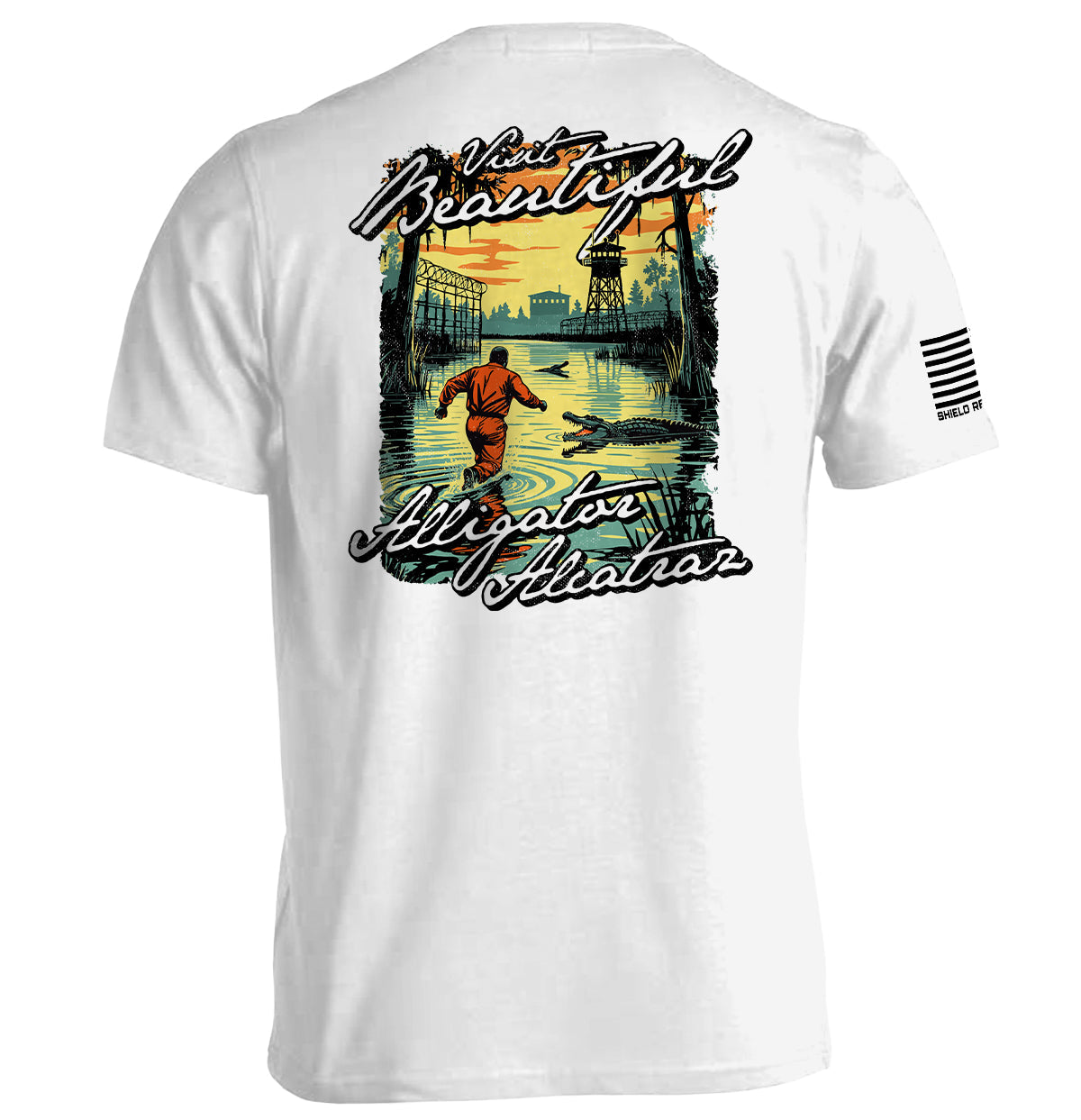 Visit Beautiful Alligator Alcatraz - Aaria Tees Aaria Tees