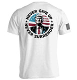Never Give Up Never Surrender Aaria Tees