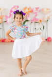 White Twirl Skort - Aaria Tees Aaria Tees