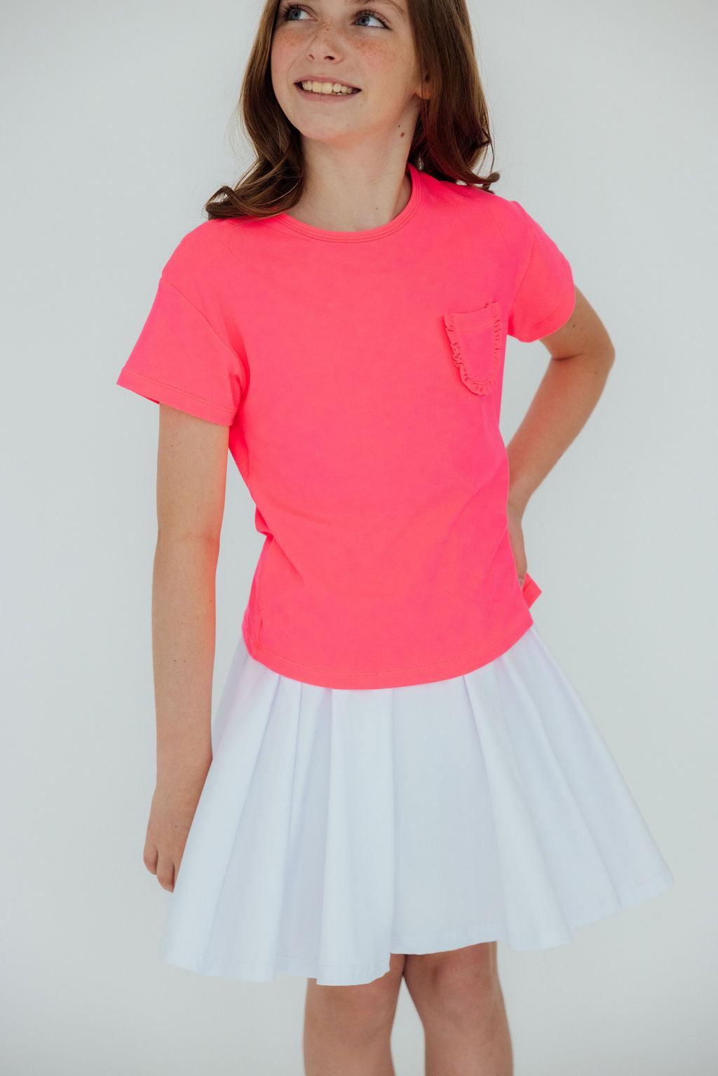White Twirl Skort - Aaria Tees Aaria Tees