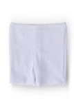 White Twirl Shorts Aaria Tees