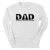 Dad The Veteran The Myth The Legend (Front) Aaria Tees