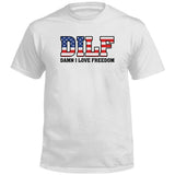 Damn I Love Freedom (Front) Aaria Tees