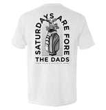 Saturdays Are For The Dads Golf Grey Aaria Tees