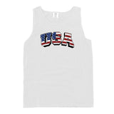 USA Flag Lettering (Front) - Aaria Tees Aaria Tees
