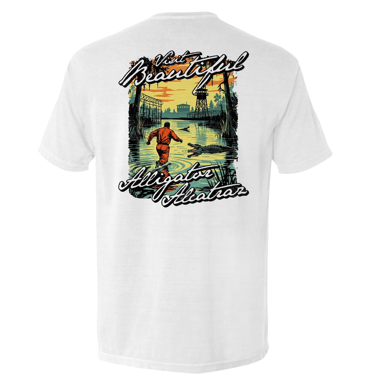 Visit Beautiful Alligator Alcatraz - Aaria Tees Aaria Tees