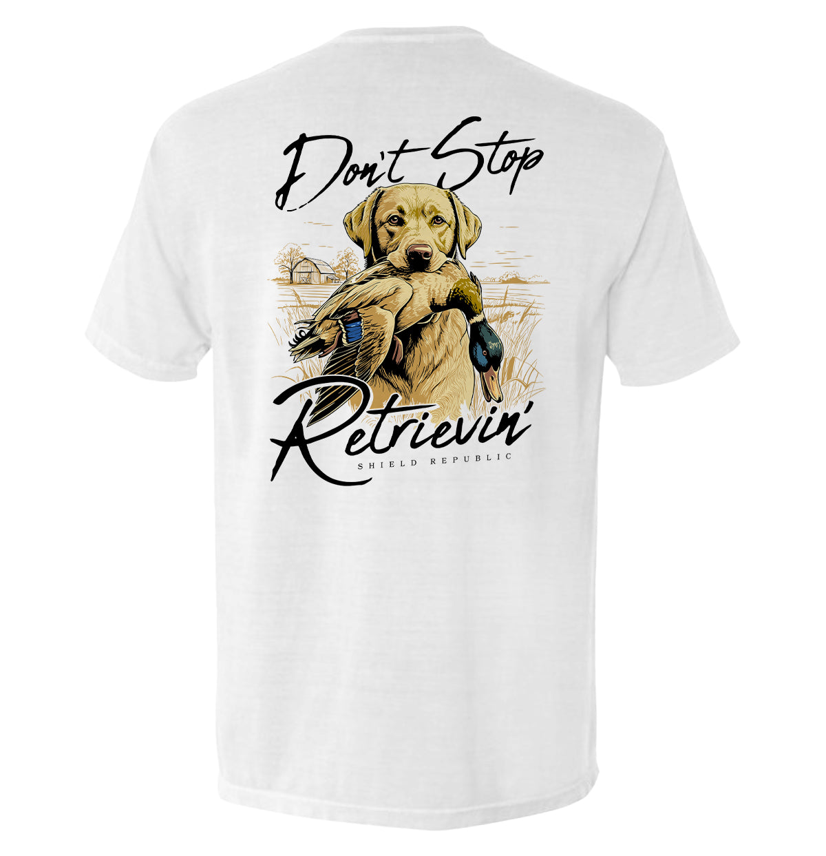 Don't Stop Retrievin Yellow Lab - Aaria Tees Aaria Tees