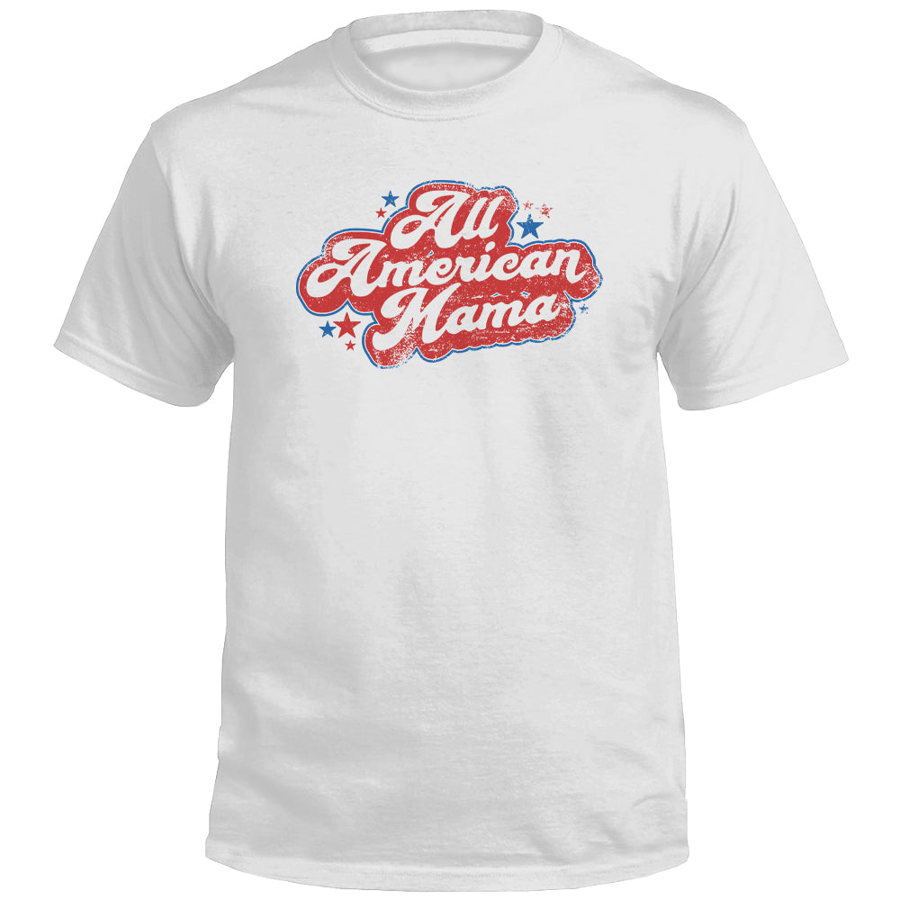 All American Mama (Front) - Aaria Tees Aaria Tees