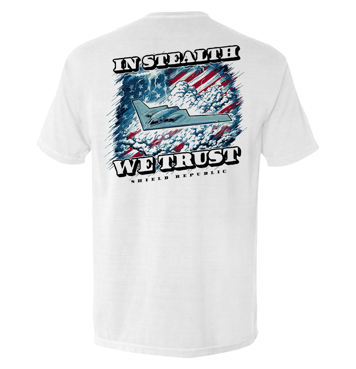 In Stealth We Trust (Black) - Aaria Tees Aaria Tees
