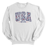 USA Floral Est 1776 (Front) Aaria Tees