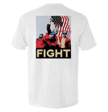 Trump Fight Poster Aaria Tees
