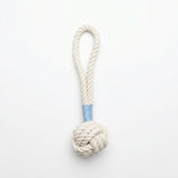 Natural White Tug Rope Toy | Handcrafted Aaria Tees