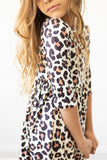 Wild One 3/4 Sleeve Pocket Twirl Dress - Aaria Tees Aaria Tees