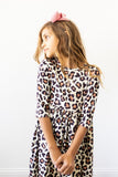 Wild One 3/4 Sleeve Pocket Twirl Dress - Aaria Tees Aaria Tees