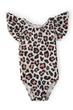 Wild One S/S Flutter Sleeve Leotard - Aaria Tees Aaria Tees