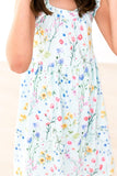 Wild Woods Ruffle Cross Back Dress Aaria Tees