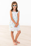 Wild Woods Ruffle Cross Back Dress Aaria Tees