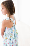 Wild Woods Ruffle Cross Back Dress Aaria Tees