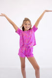 Daywear Sets-Neon Smiley Aaria Tees