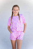 Peachy Petals Daywear Sets- Aaria Tees