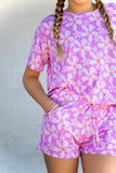 Peachy Petals Daywear Sets- Aaria Tees
