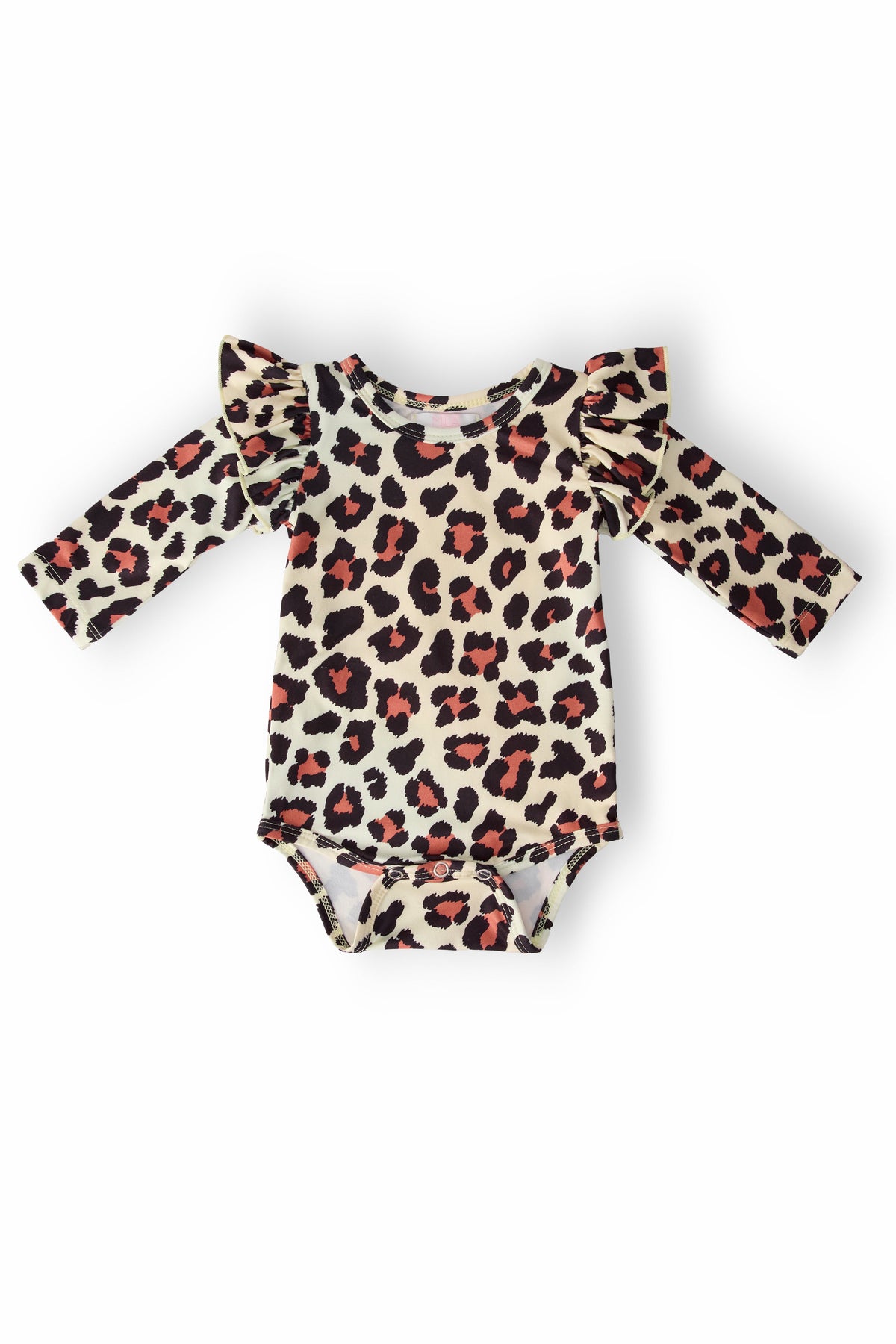 Wild One L/S Flutter Bodysuit - Aaria Tees