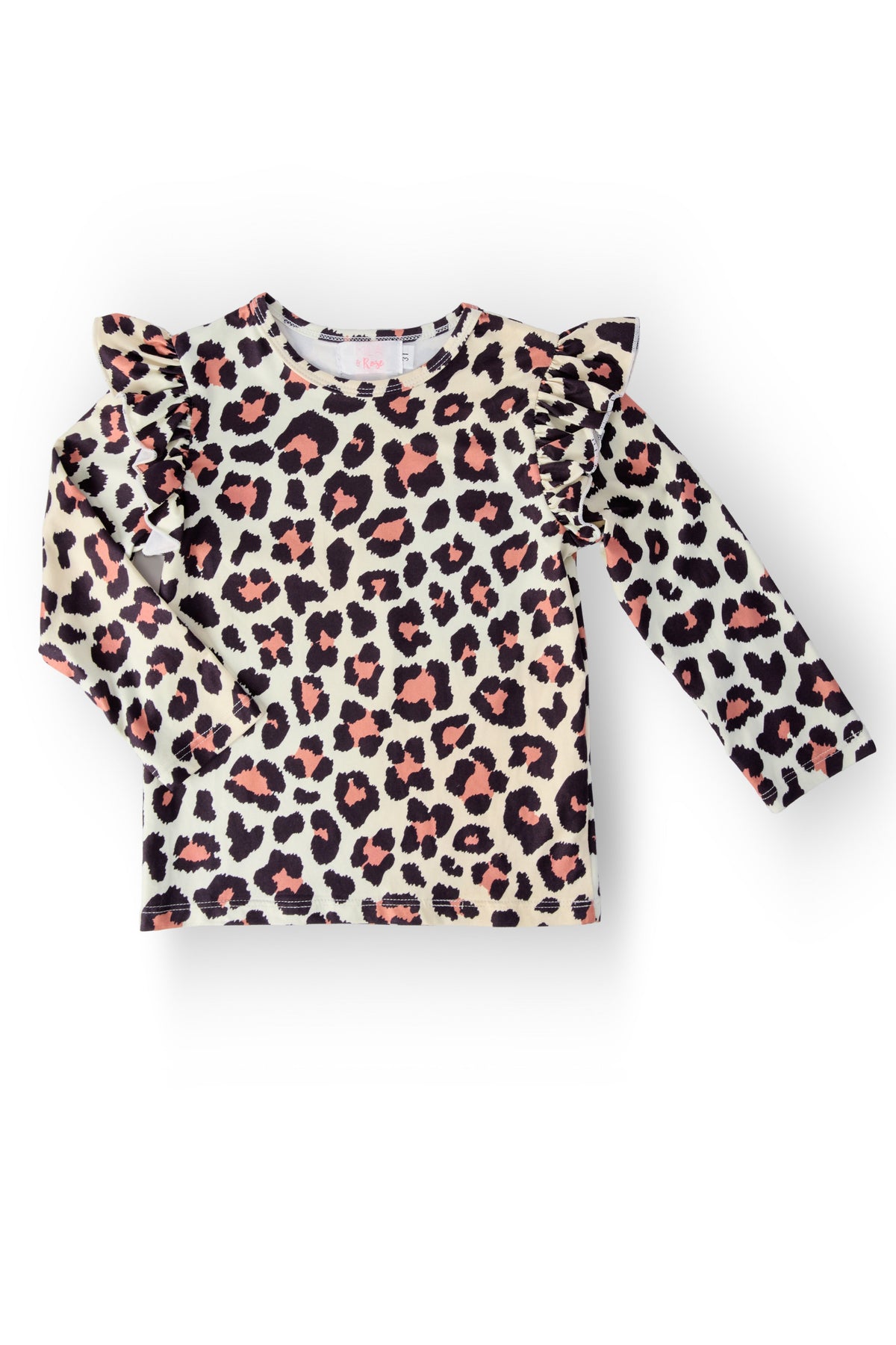 Wild One L/S Ruffle Tee - Aaria Tees