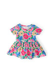Wildflower Wishes S/S Twirl Bodysuit - Aaria Tees Aaria Tees