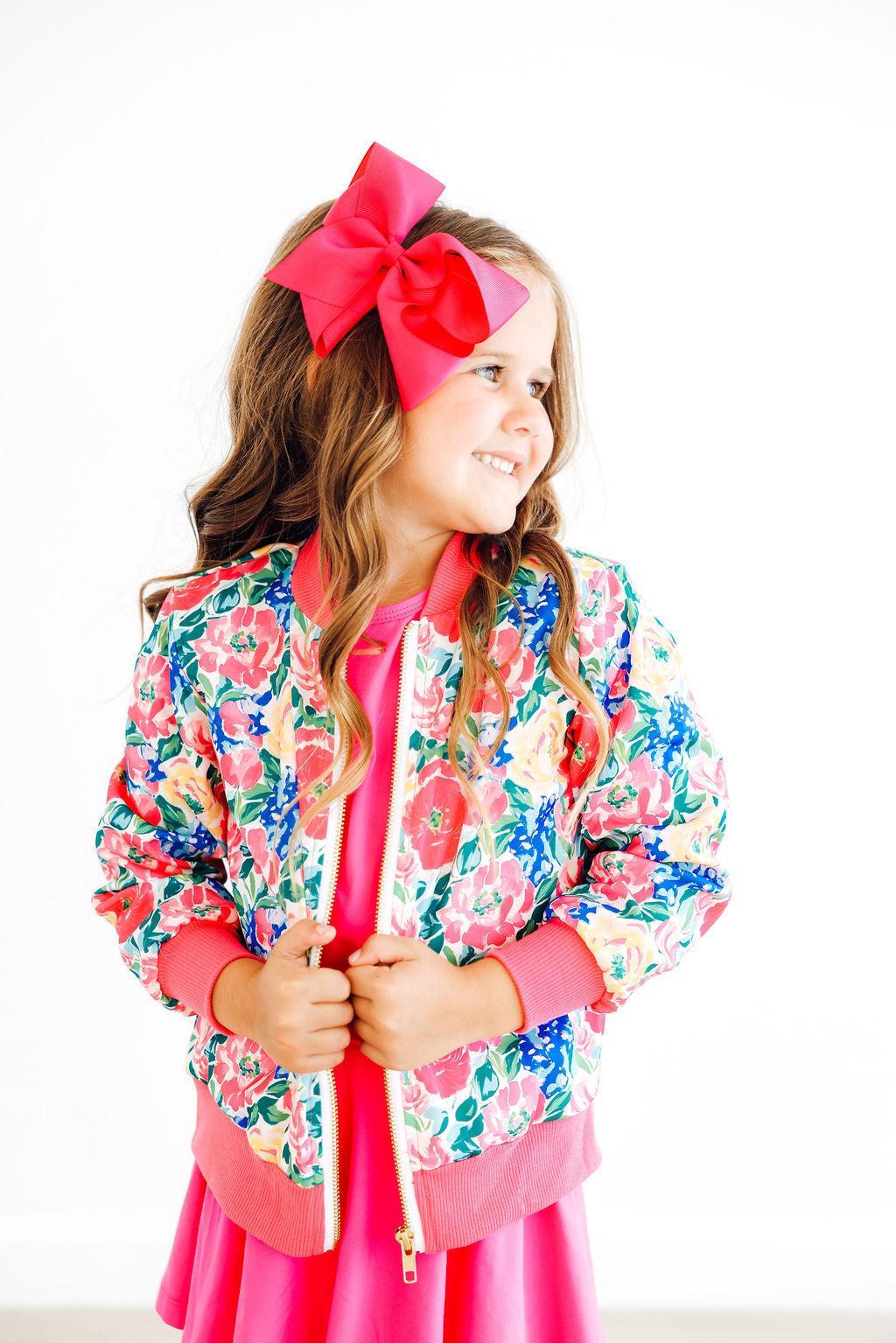 Wildflower Wishes Satin Jacket - Aaria Tees Aaria Tees