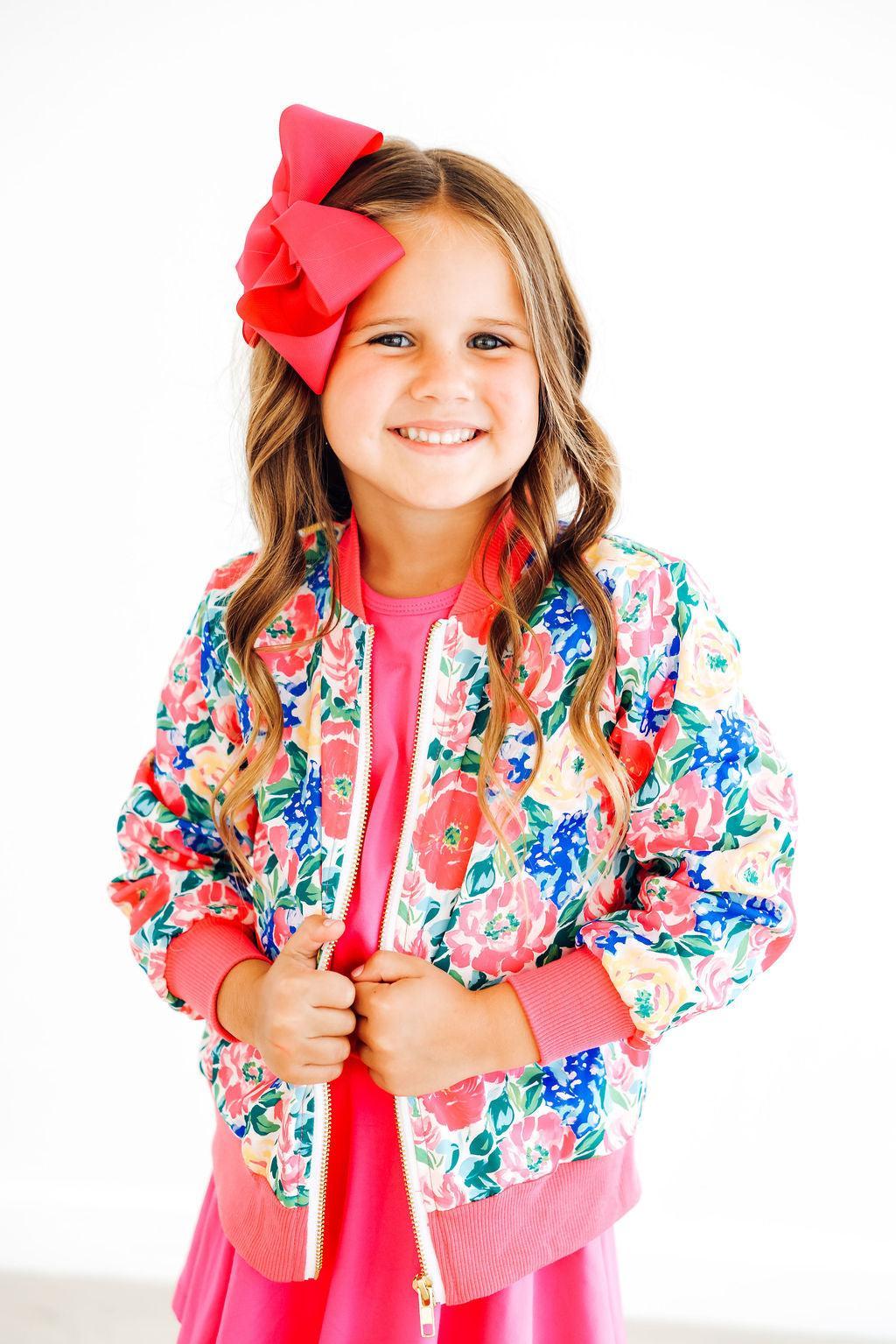Wildflower Wishes Satin Jacket - Aaria Tees Aaria Tees