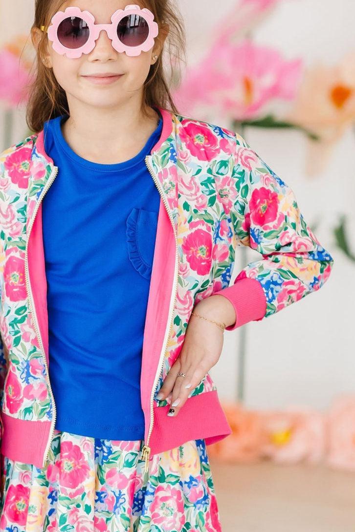 Wildflower Wishes Satin Jacket - Aaria Tees Aaria Tees