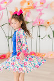 Wildflower Wishes Satin Jacket - Aaria Tees Aaria Tees