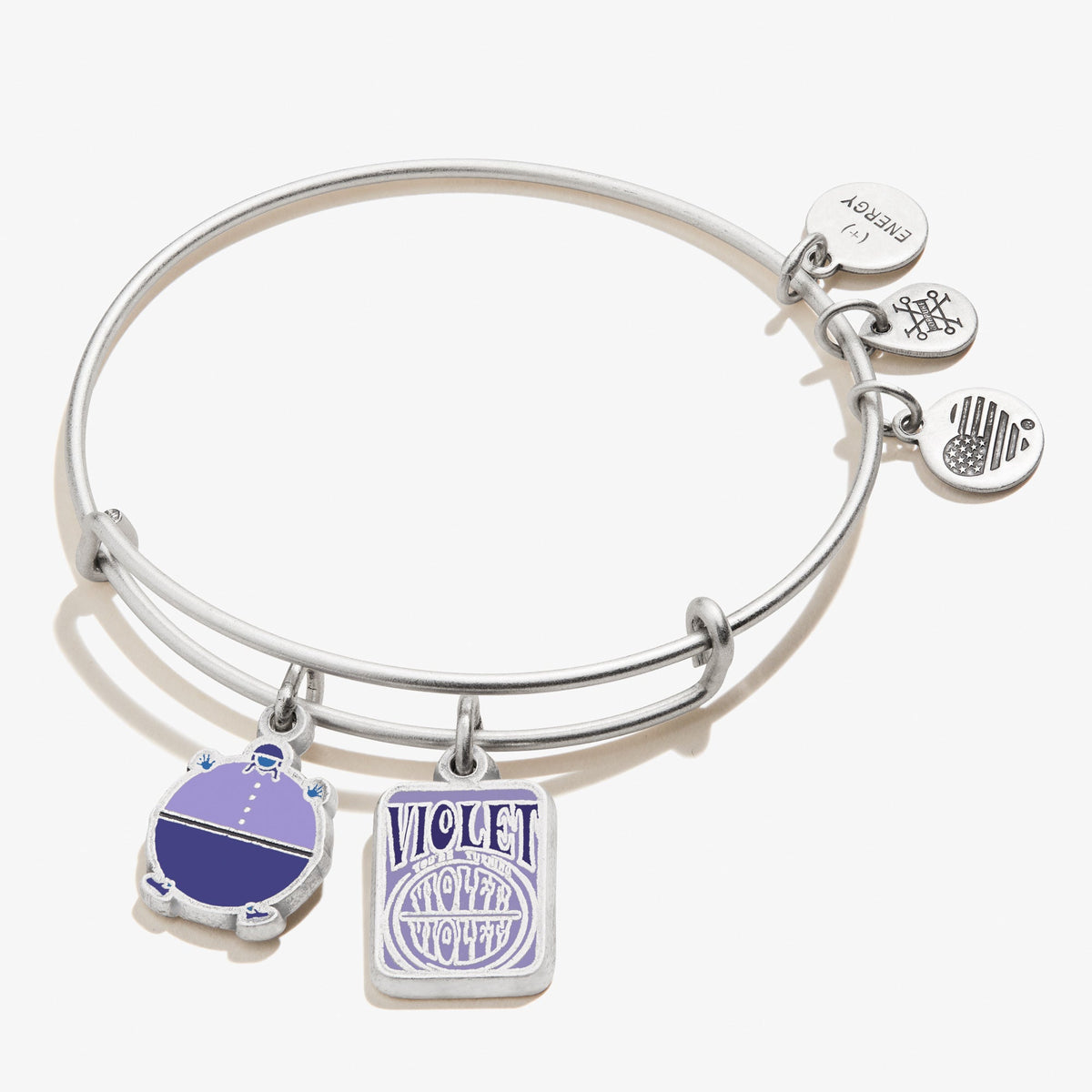 Willy Wonka 'Violet' Duo Charm Bangle - Aaria Tees