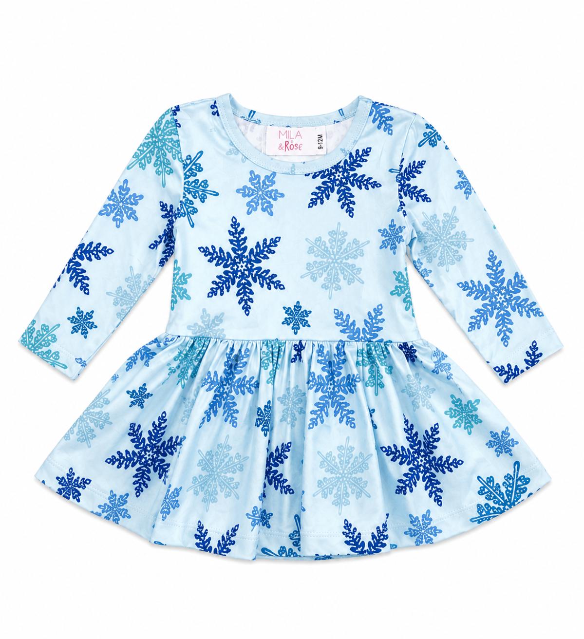Winter Wonderland L/S Twirl Bodysuit - Aaria Tees Aaria Tees