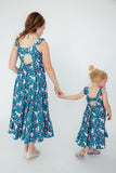 Wish Upon a Unicorn Ruffle Maxi Dress - Aaria Tees Aaria Tees