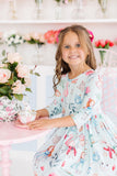 SALE Wonderland 3/4 Sleeve Pocket Twirl Dress - Aaria Tees Aaria Tees