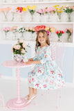 SALE Wonderland 3/4 Sleeve Pocket Twirl Dress - Aaria Tees Aaria Tees