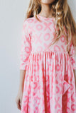 XOXO 3/4 Sleeve Pocket Twirl Dress - Aaria Tees Aaria Tees