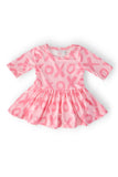 XOXO 3/4 Sleeve Twirl Bodysuit - Aaria Tees Aaria Tees