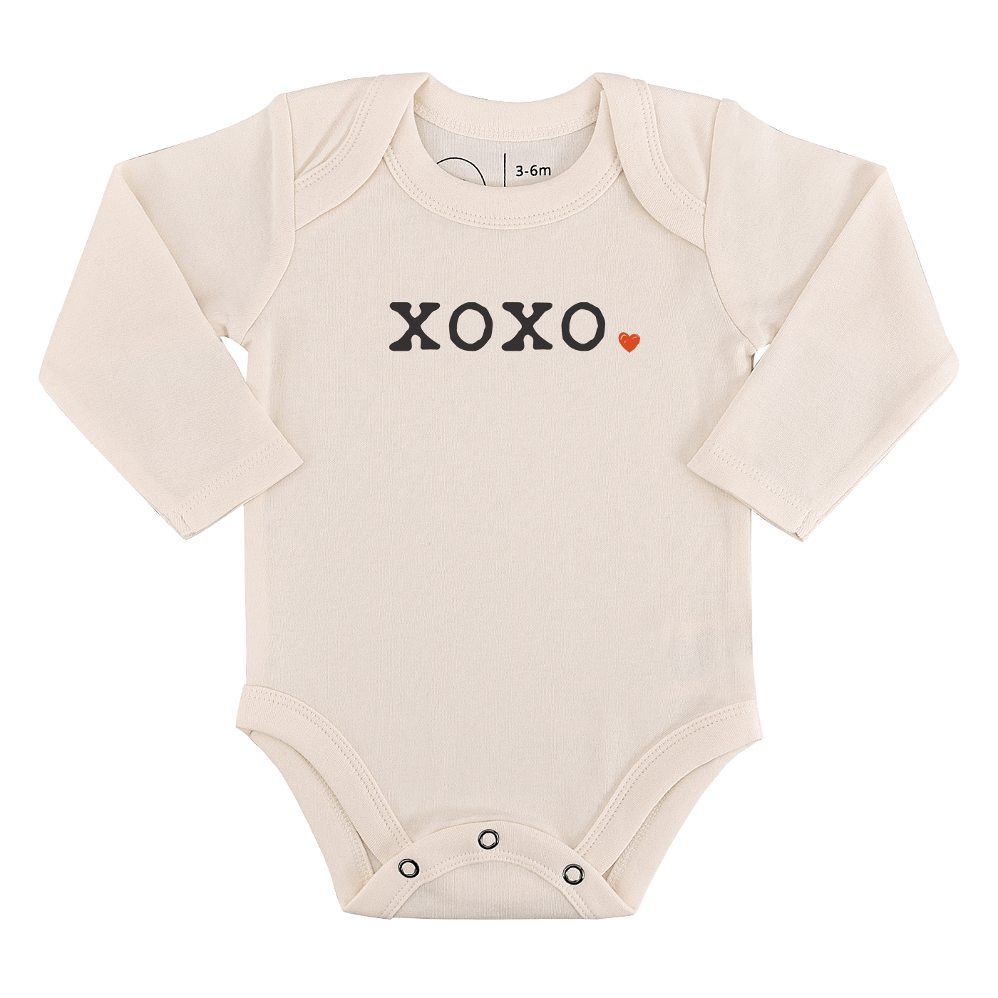 long sleeve graphic bodysuit | xoxo - Aaria Tees Aaria Tees