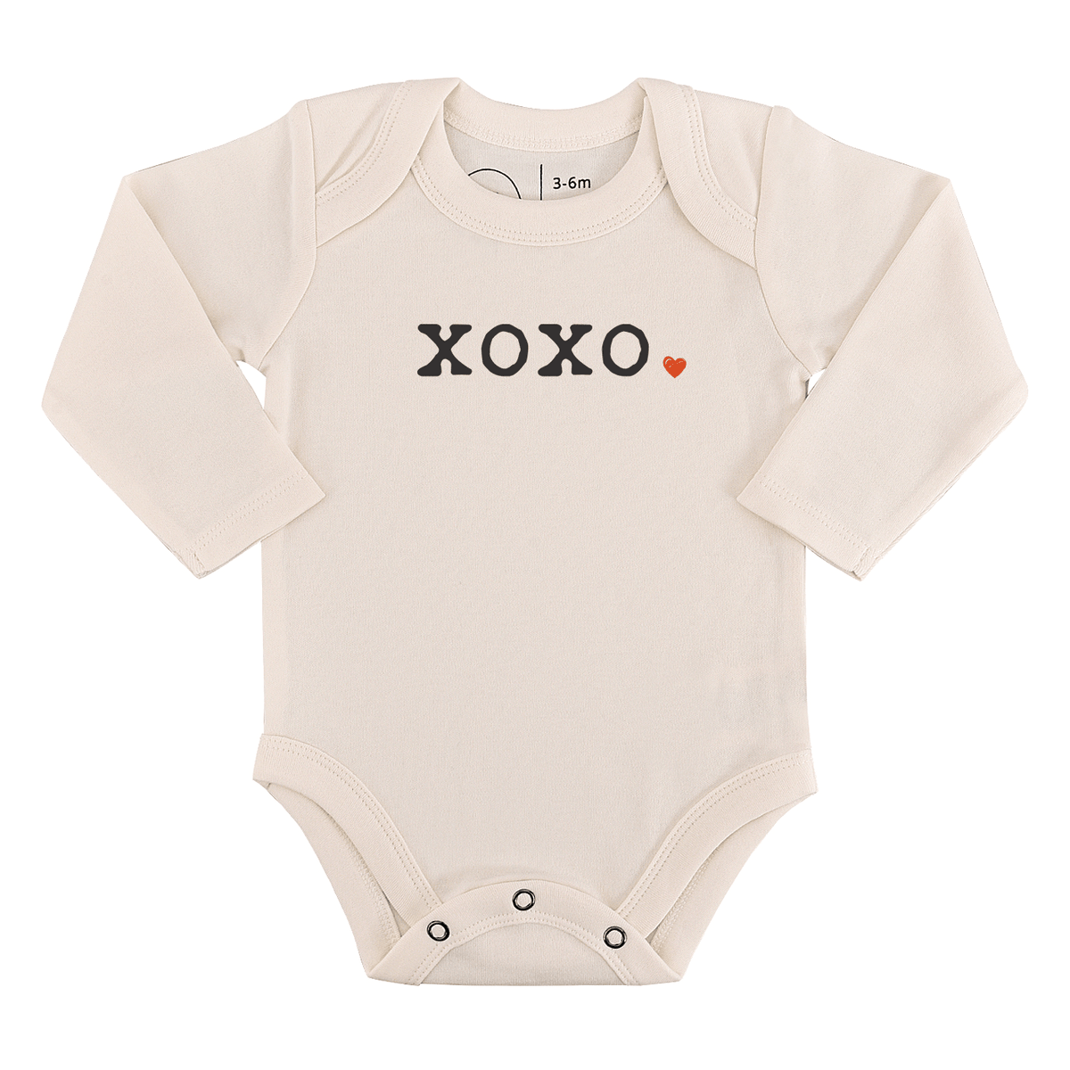 long sleeve graphic bodysuit | xoxo - Aaria Tees
