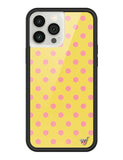Polka Dot | Yellow and Pink iPhone Case Aaria Tees