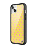 Polka Dot | Yellow and Pink iPhone Case Aaria Tees
