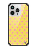 Polka Dot | Yellow and Pink iPhone Case Aaria Tees