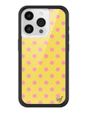 Polka Dot | Yellow and Pink iPhone Case - Aaria Tees Aaria Tees
