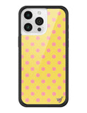 Polka Dot | Yellow and Pink iPhone Case - Aaria Tees Aaria Tees