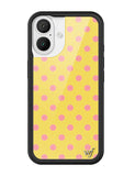 Polka Dot | Yellow and Pink iPhone Case - Aaria Tees Aaria Tees