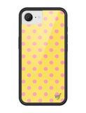 Polka Dot | Yellow and Pink iPhone Case - Aaria Tees Aaria Tees