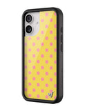Polka Dot | Yellow and Pink iPhone Case - Aaria Tees Aaria Tees